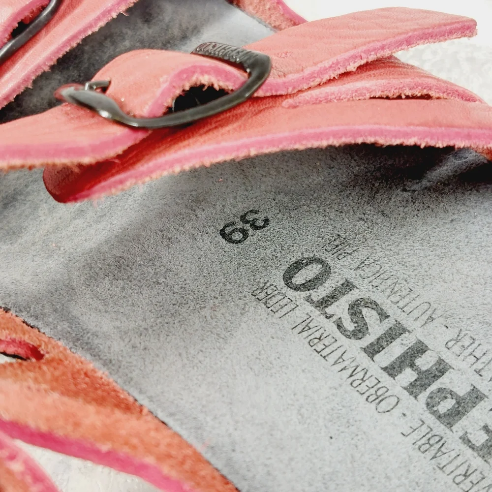 Mephisto Red Women's Sandals - Picture 11 of 12